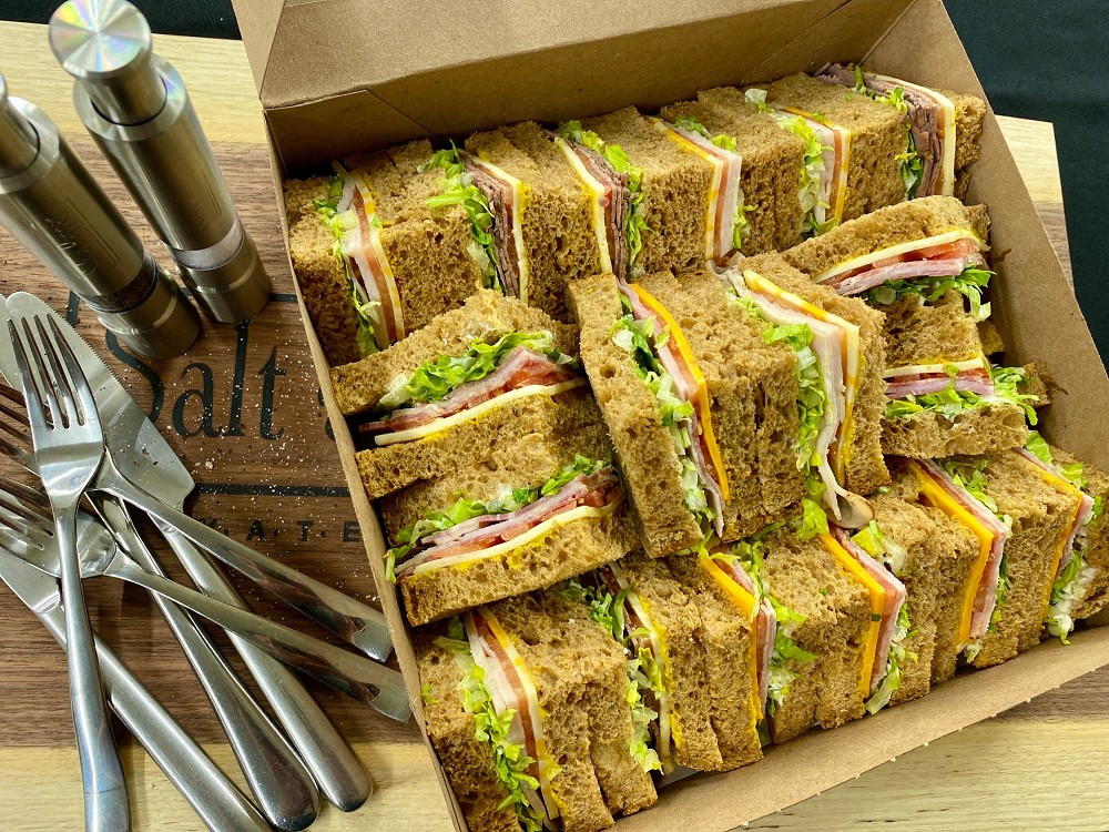 16pc Triangle Cut Sandwiches Box 